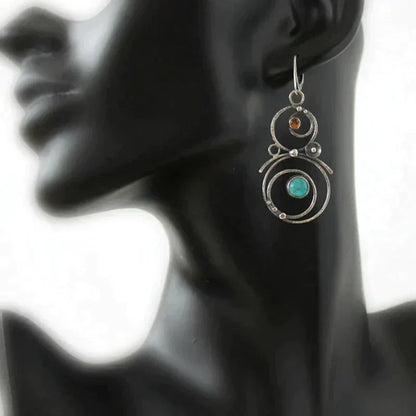 Aretes Piedra Azul