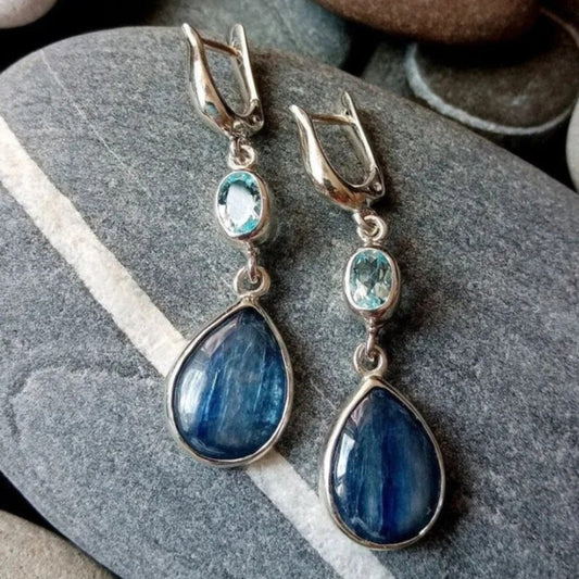 Aretes Vintage Azules