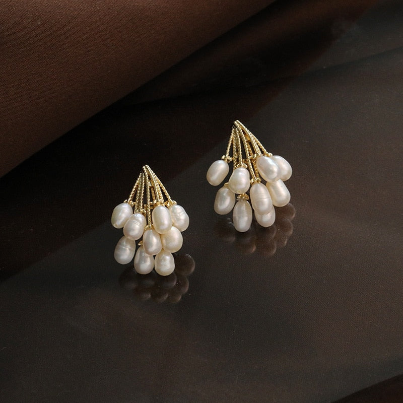 Aretes Lluvia de Perlas