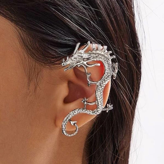 Aretes Dragón en Plata