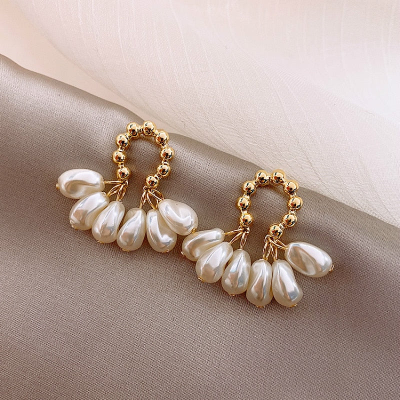 Aretes de Perlas Barrocas