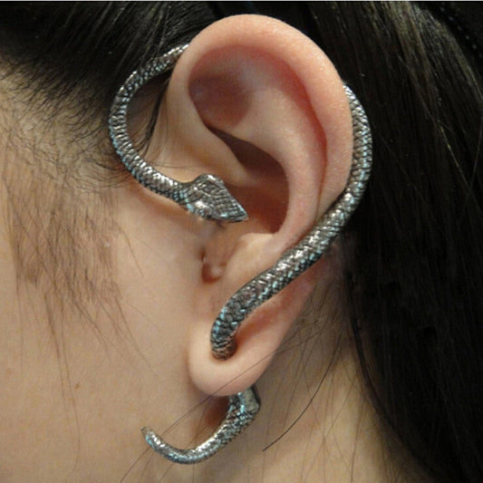 Aretes de Serpiente en Plata 925