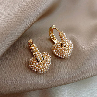 Aretes Perlas del Amor en Oro