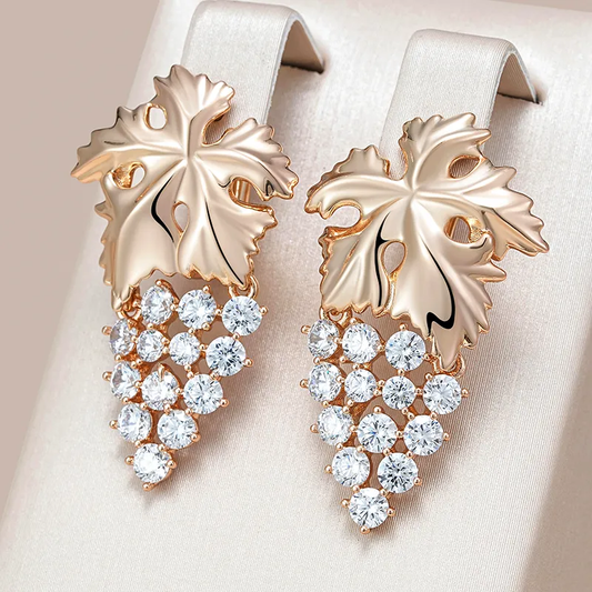 Aretes Elegantes Piña Brillante