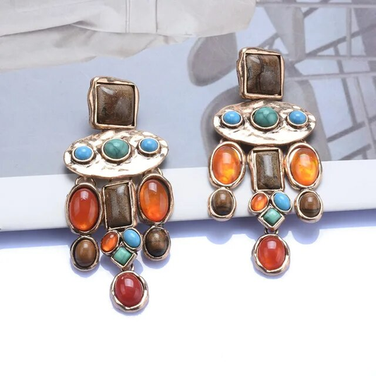 Aretes Vintage Multicolor