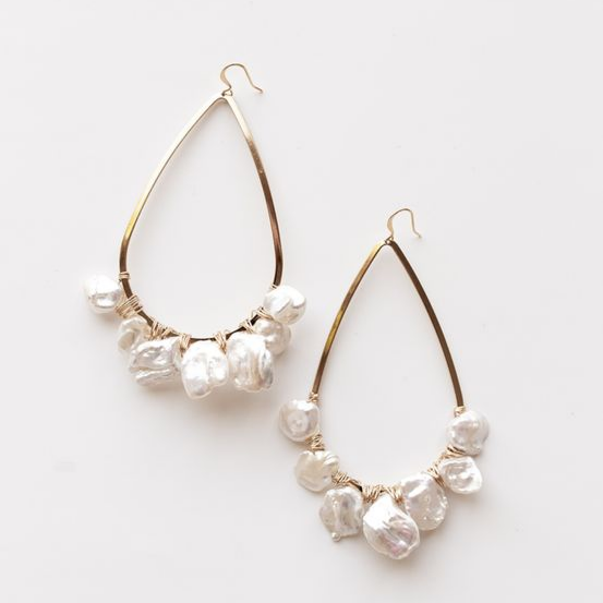 Aretes Vintage Blancos