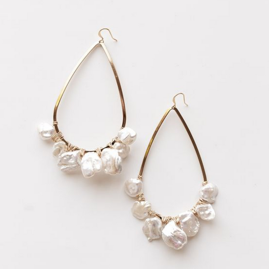 Aretes Vintage Blancos